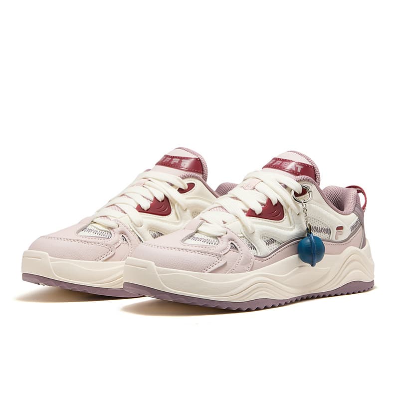 Кроссовки FILA FUSION TARANTO Melody Shoes Кеды для скейтбординга Низкий Топ Снег Тихий Розовый Женские - изображение 3