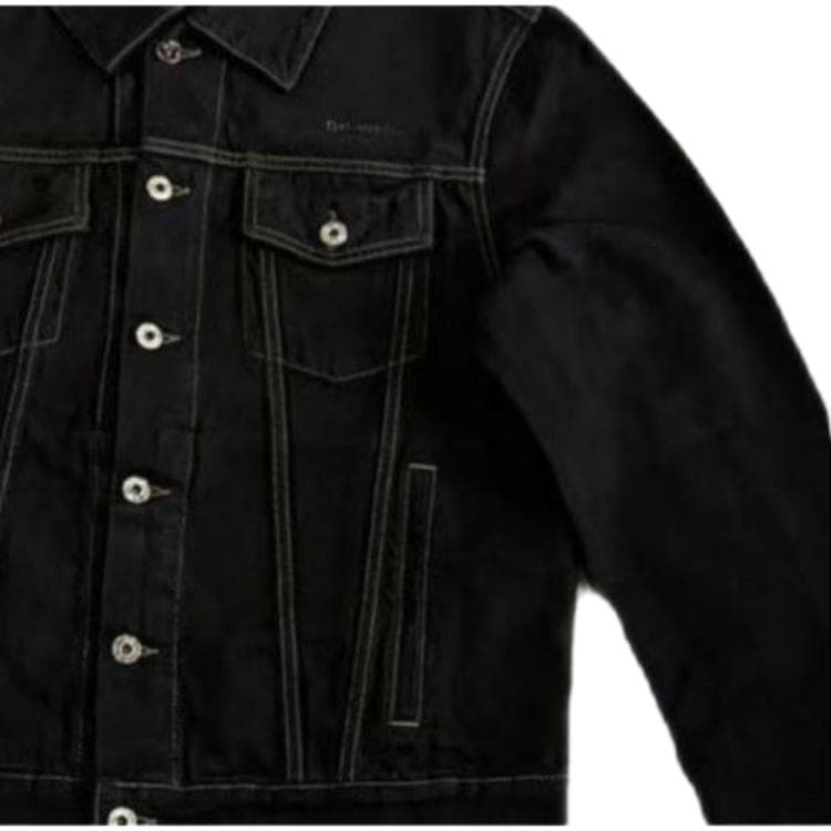 Джинсовая куртка OFF-WHITE Denim Jacket Black - изображение 3