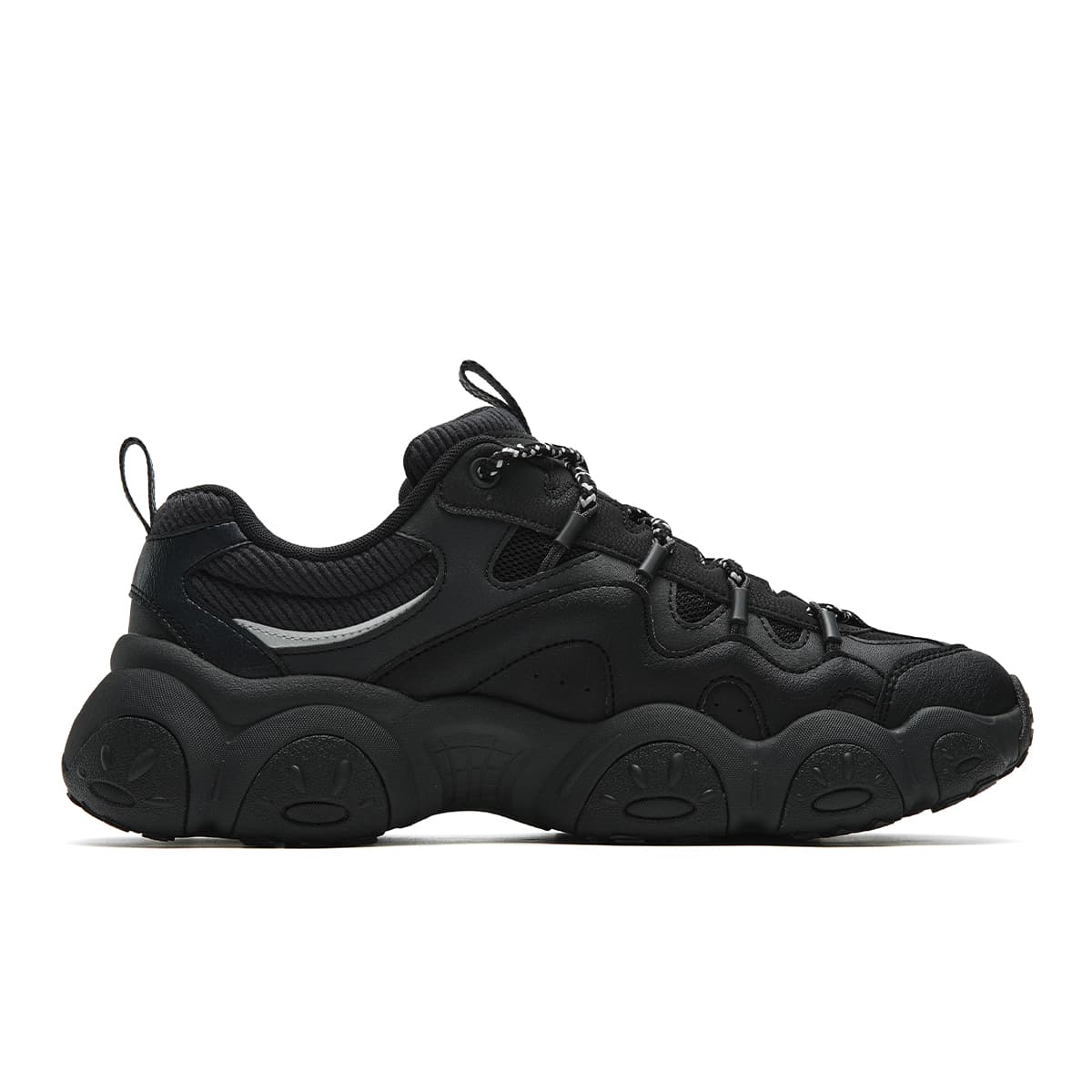 Кроссовки FILA FLUID 7 Низкие кеды массивные кроссовки Мужской Gallant Черный Черный песок Серый - изображение 2