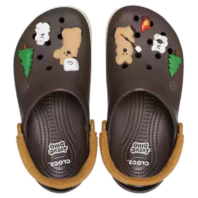 Сабо CROCS Сабо резиновые Оливковый коричневый Унисекс - изображение 3