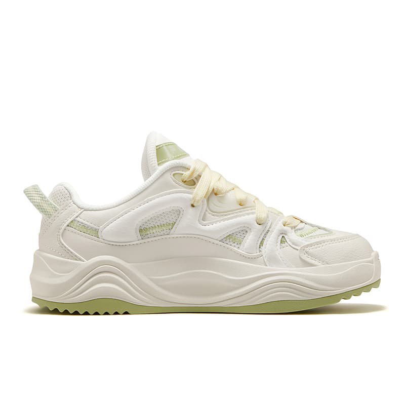 Кроссовки FILA FUSION TARANTO Melody Shoes Кеды для скейтбординга Низкий Топ Тофу Белый Снег Женские - изображение 2