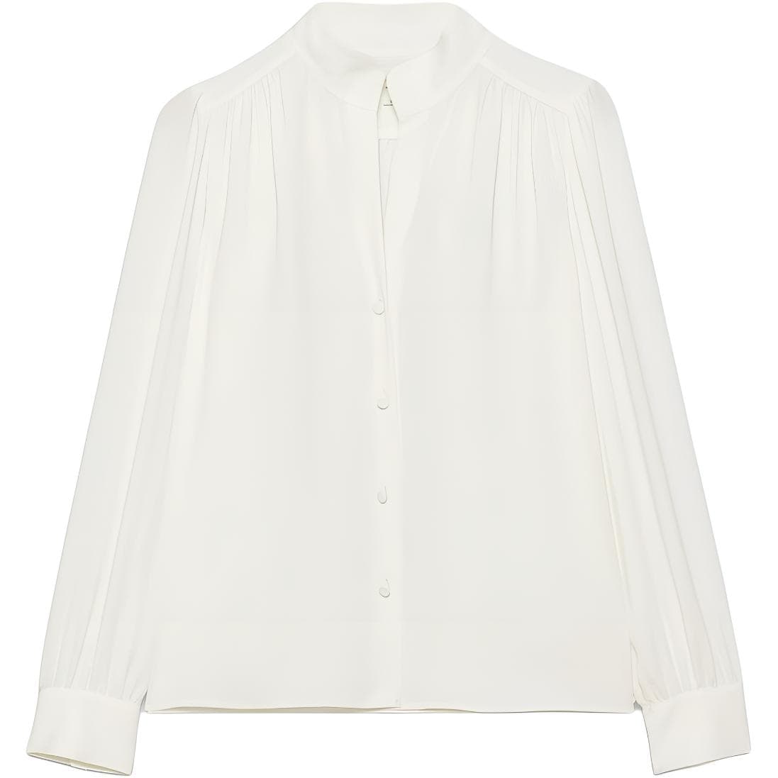 Блузка ARITZIA FW24 WILFRED Delphine Blouse Рубашка Женская Светлая Береза Светлая Береза - изображение 1