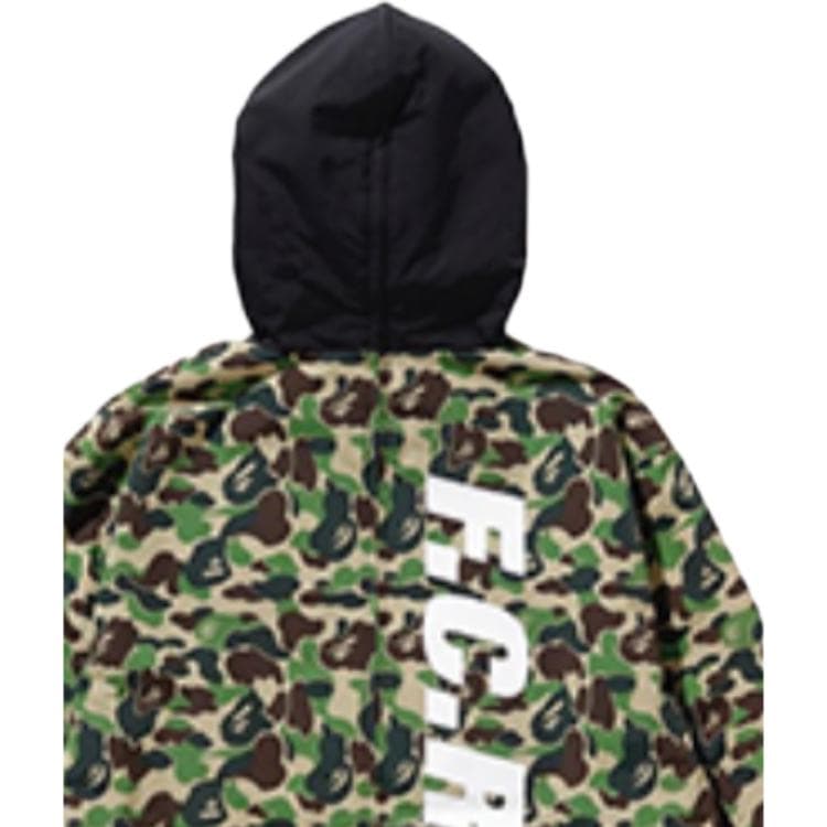 Куртка A BATHING APE Bape X FCRB ABC Separate Practice Jacket Green Camo - изображение 4