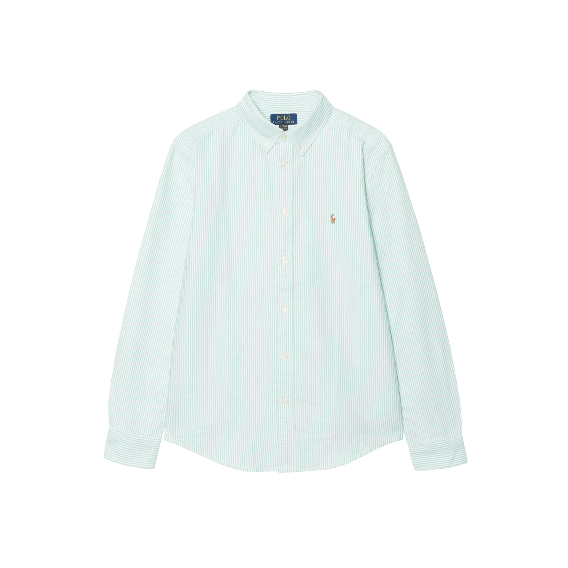 Polo Ralph Lauren Повседневная рубашка Jade зеленая детская - изображение 2