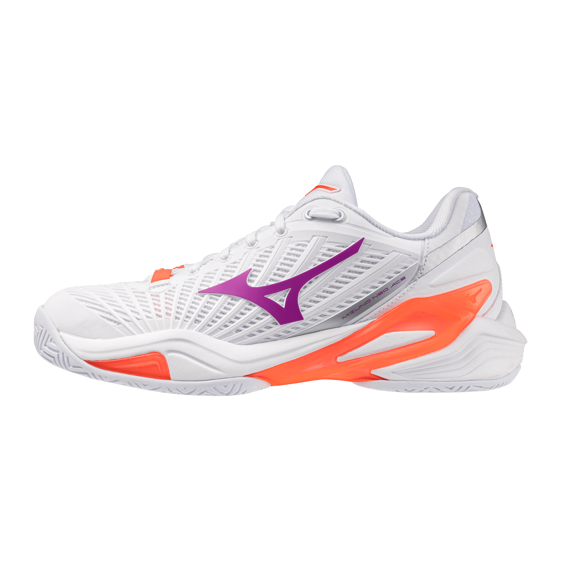 Кроссовки для тенниса Кроссовки для тенниса Mizuno NEO ACE низкий топ белый фиолетовый 61GA266102 женские - изображение 1