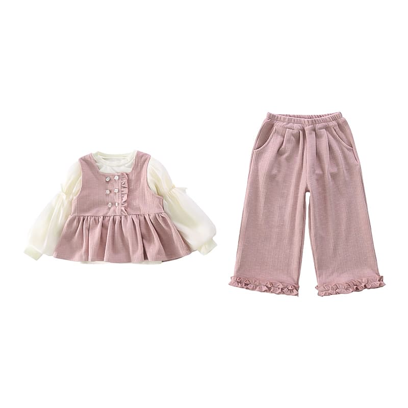 ATONGMU Розовый Kids Повседневные спортивные костюмы Наборы - изображение 1