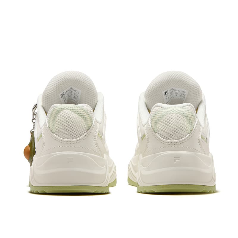 Кроссовки FILA FUSION TARANTO Melody Shoes Кеды для скейтбординга Низкий Топ Тофу Белый Снег Женские - изображение 5