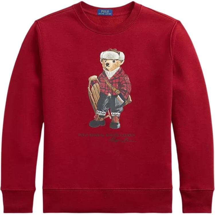 Polo Ralph Lauren Polo Bear Красный Детские Толстовки - изображение 1