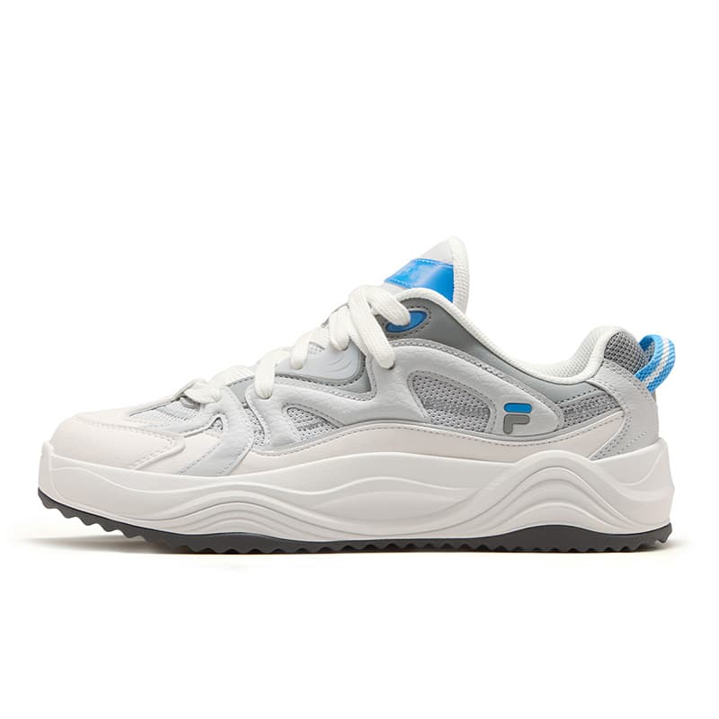 Кроссовки FILA FUSION TARANTO Melody Shoes Кеды для скейтбординга Низкий Топ Лунный Камень Серый Прозрачный Белый Мужской - изображение 1