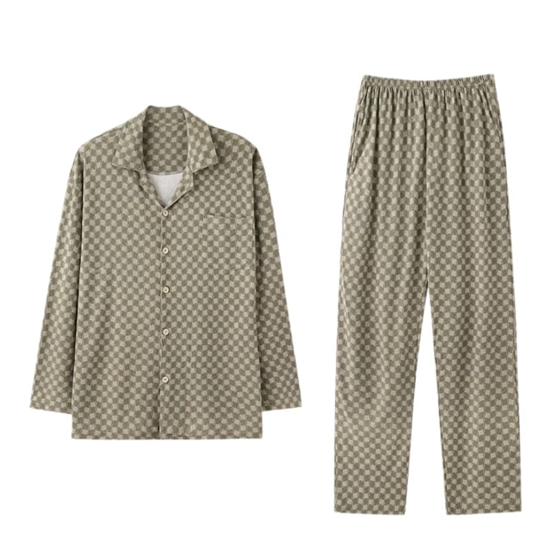 Пижама PIERRE CARDIN Серо-зеленый Мужской Пижамные комплекты - изображение 1