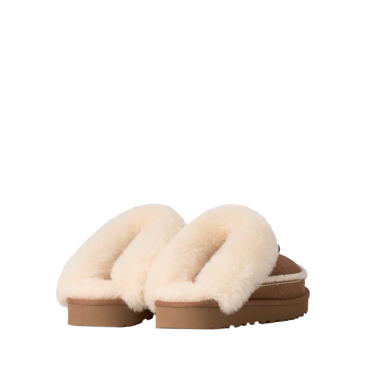 Сандалии ugg Закрытые тапочки Коричневый Женские - изображение 2