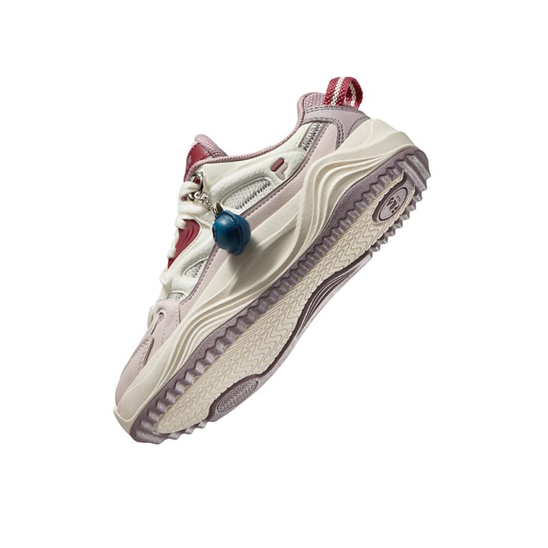 Кроссовки FILA FUSION TARANTO Melody Shoes Кеды для скейтбординга Низкий Топ Снег Тихий Розовый Женские - изображение 6