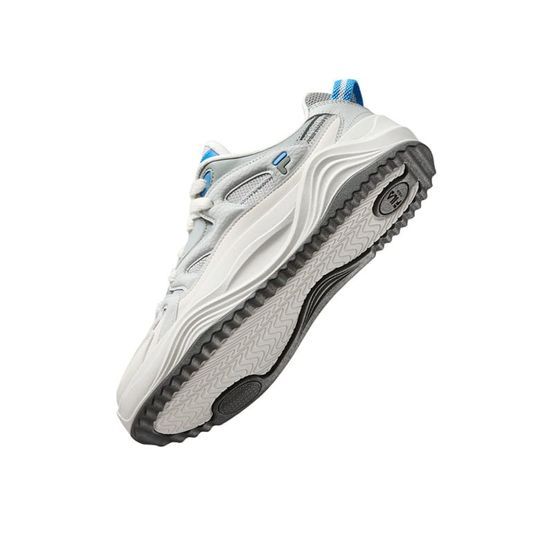 Кроссовки FILA FUSION TARANTO Melody Shoes Кеды для скейтбординга Низкий Топ Лунный Камень Серый Прозрачный Белый Мужской - изображение 6