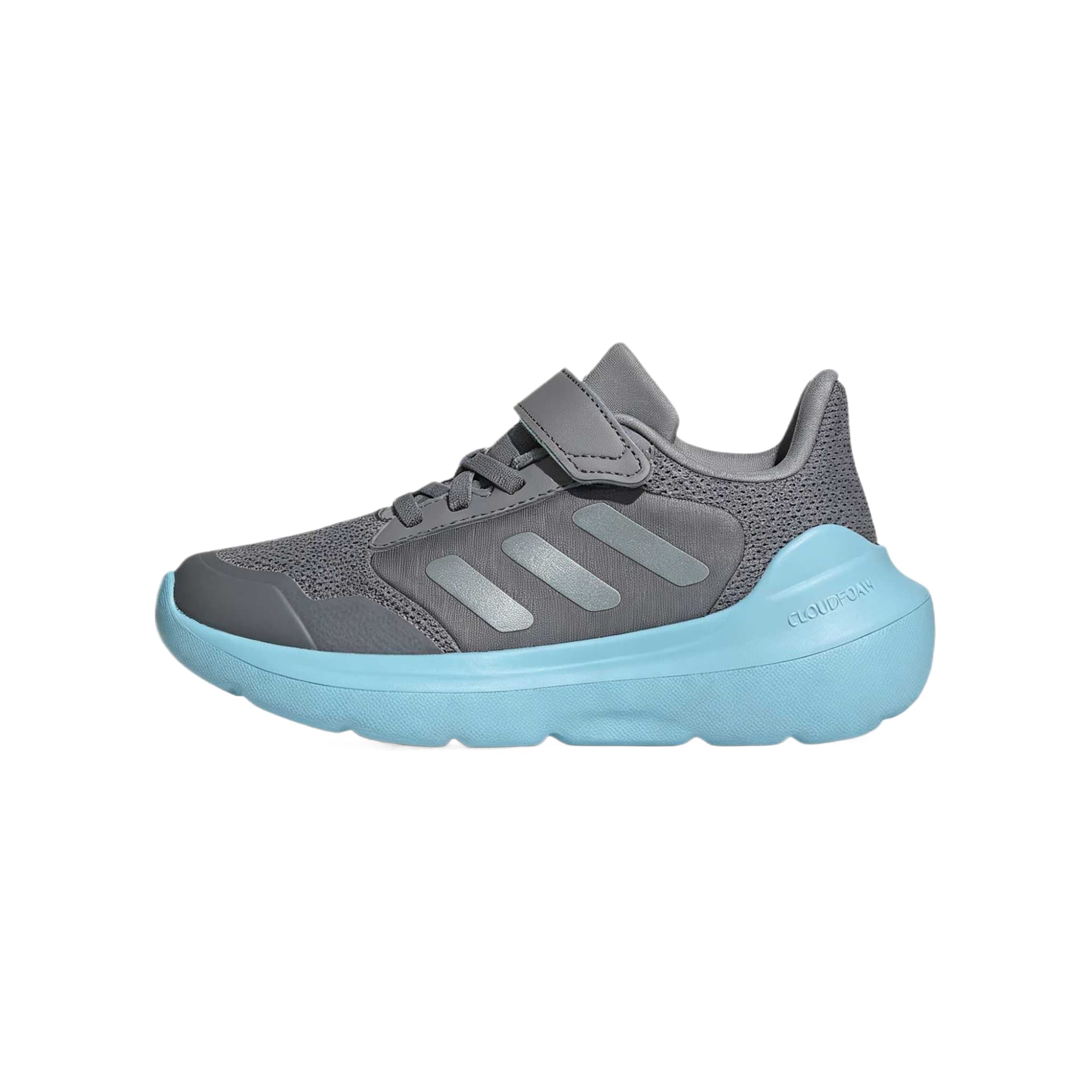 Кроссовки Adidas TENSAUR RUN 2,0 Детские беговые кроссовки Низкий Топ Серый THREE Железный Металлик Ледяной синий Kids - изображение 1