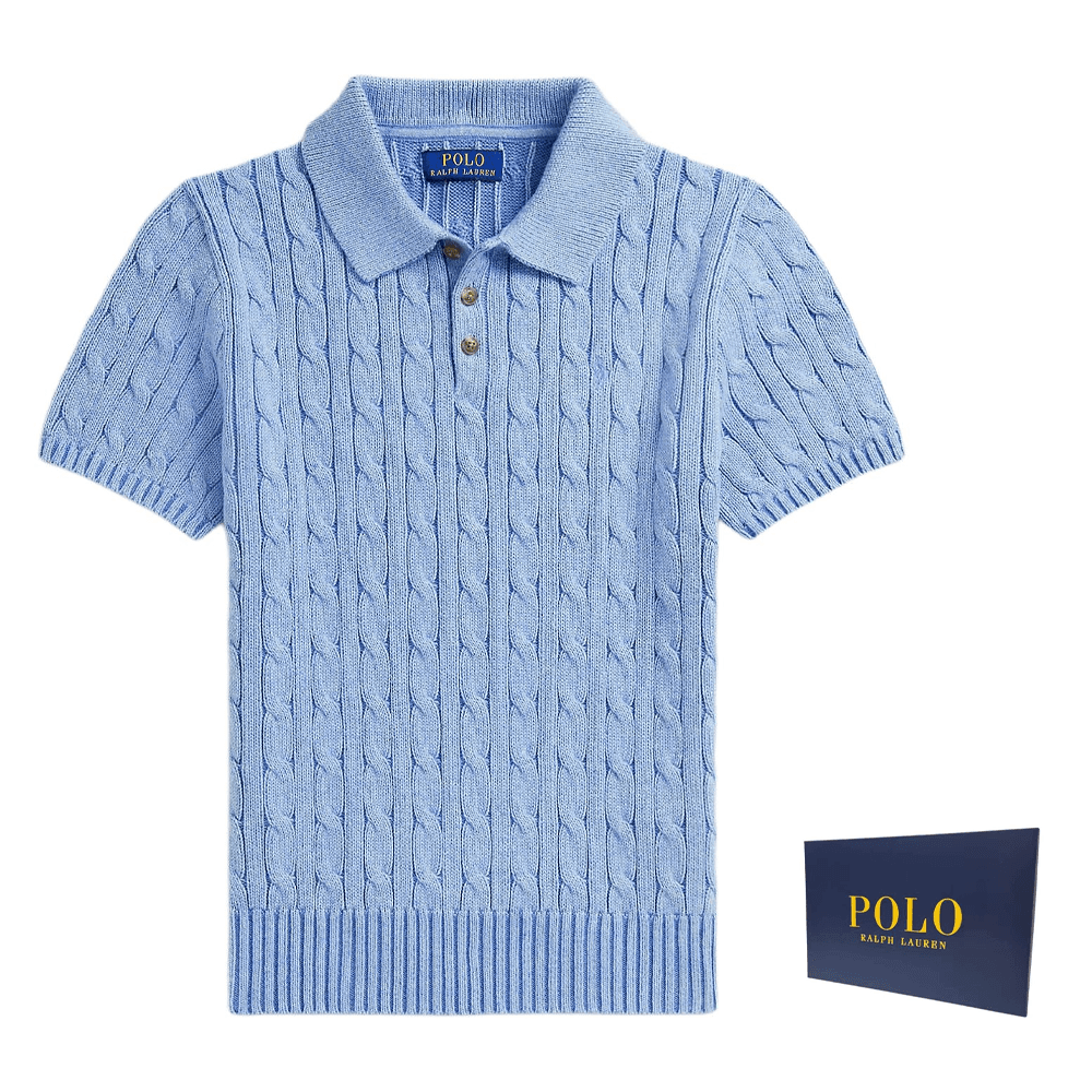 Свитер Polo Ralph Lauren стандартный размер светло-синий детский - изображение 4