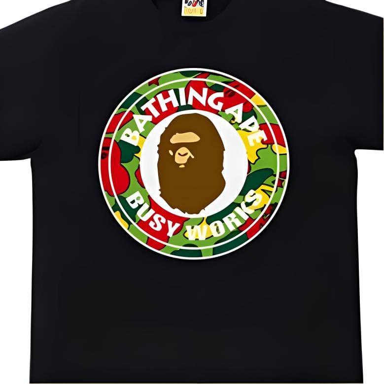 Футболка BAPE Sta Camo Busy Works Tee T - изображение 5