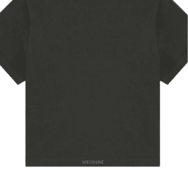 Футболка WE11DONE SS26 Carbon Gray Женские T-рубашки - изображение 5