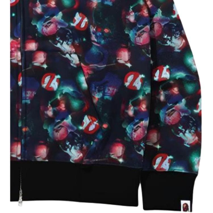 Худи A BATHING APE x GHOSTBUSTERS Camo Full Zip Hoodie Multi Logo - изображение 2