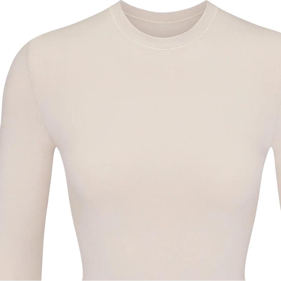 Кофта SKIMS COTTON JERSEY LONG SLEEVE T-SHIRT T STONE - изображение 2