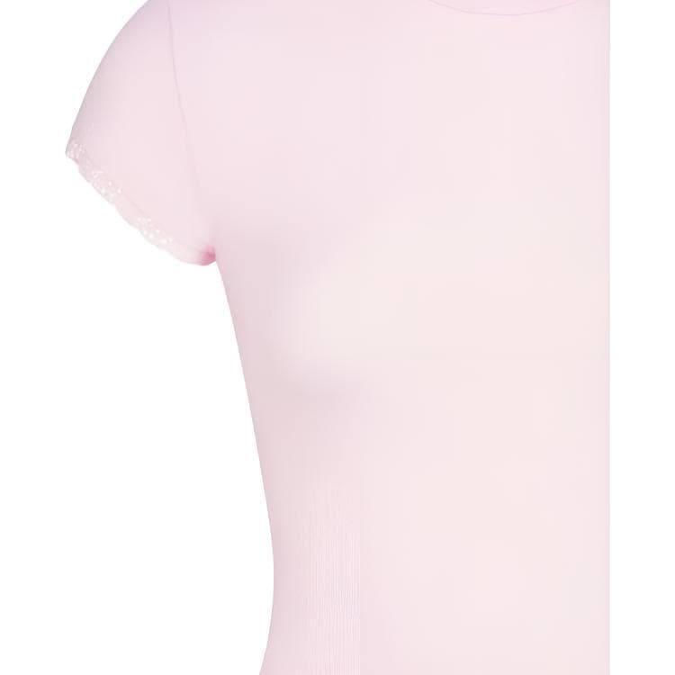Футболка SKIMS SOFT LOUNGE LACE T-SHIRT T CHERRY BLOSSOM - изображение 2