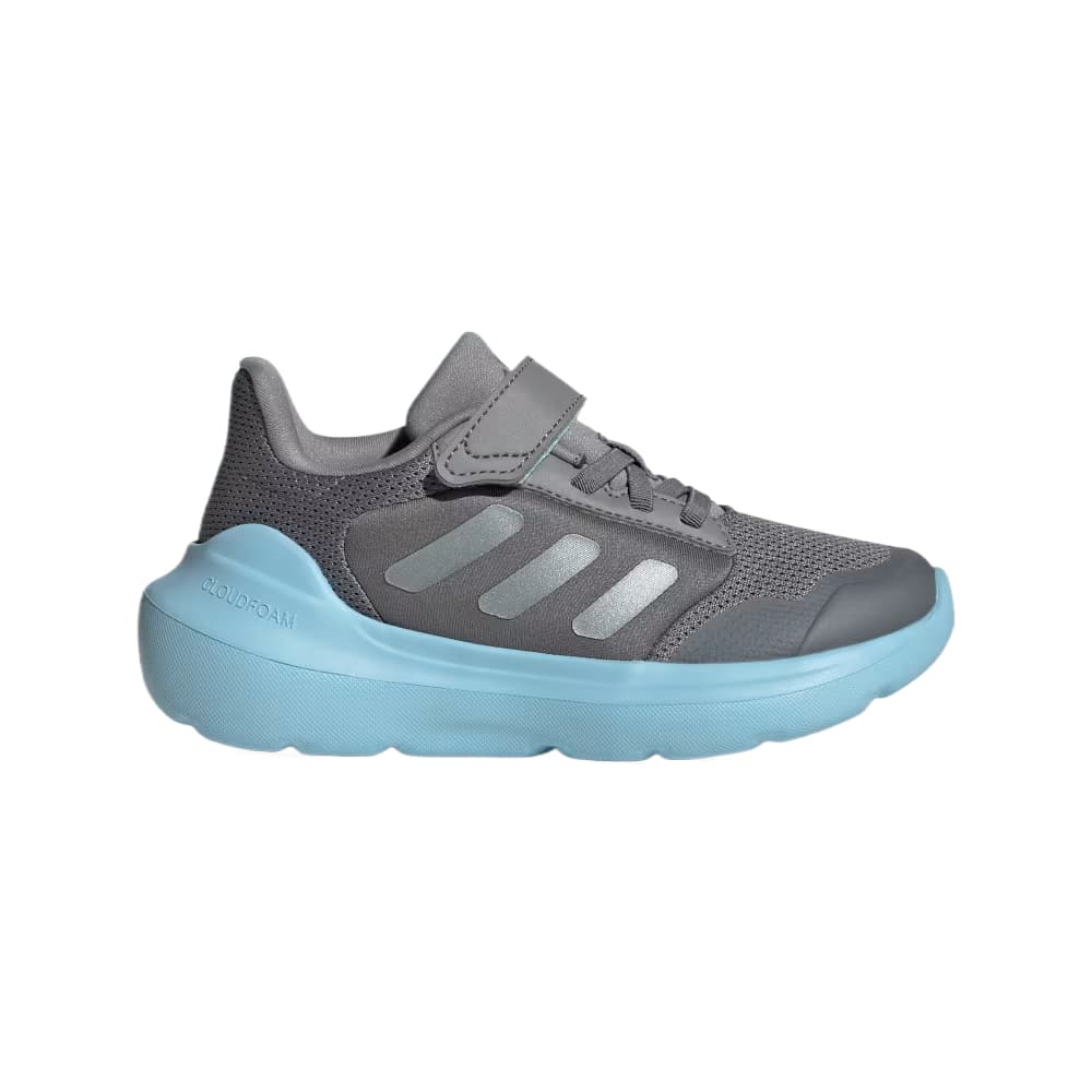Кроссовки Adidas TENSAUR RUN 2,0 Детские беговые кроссовки Низкий Топ Серый THREE Железный Металлик Ледяной синий Kids - изображение 2