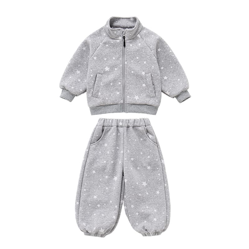 ATONGMU Серый Kids Повседневные спортивные костюмы Наборы - изображение 1