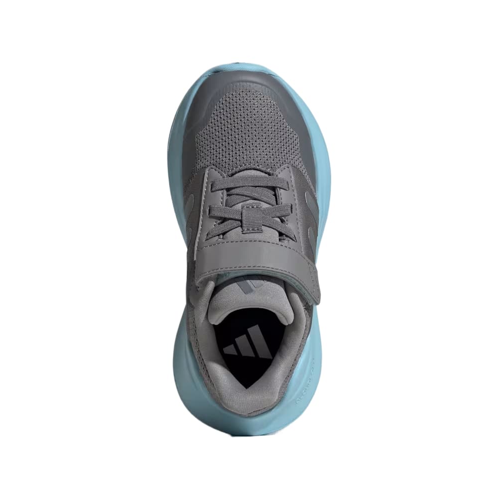 Кроссовки Adidas TENSAUR RUN 2,0 Детские беговые кроссовки Низкий Топ Серый THREE Железный Металлик Ледяной синий Kids - изображение 5