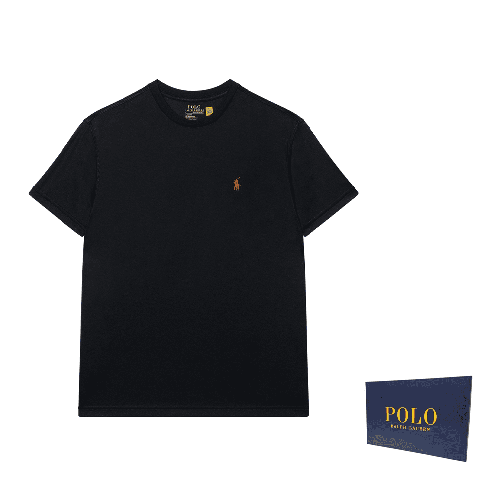 Футболка Polo Ralph Lauren T-рубашка мужская черная - изображение 6