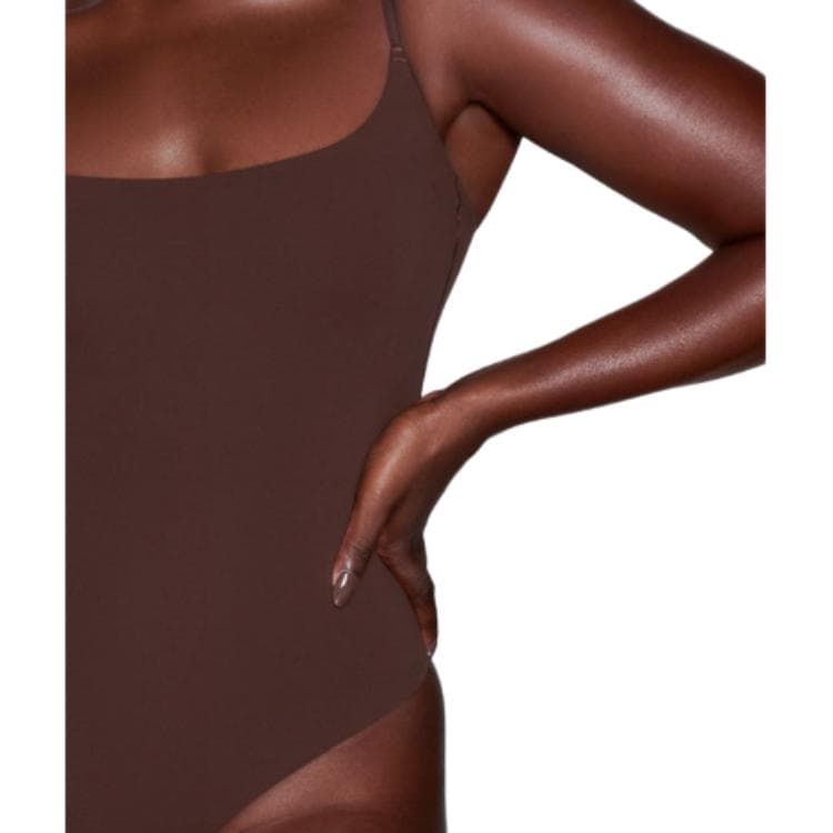 Skims Flts Everybody Caml Bodysuit Cocoa - изображение 2