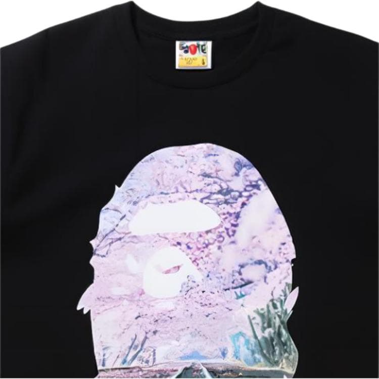Футболка A BATHING APE BAPE Sakura Photo Ape Head Tee - изображение 3