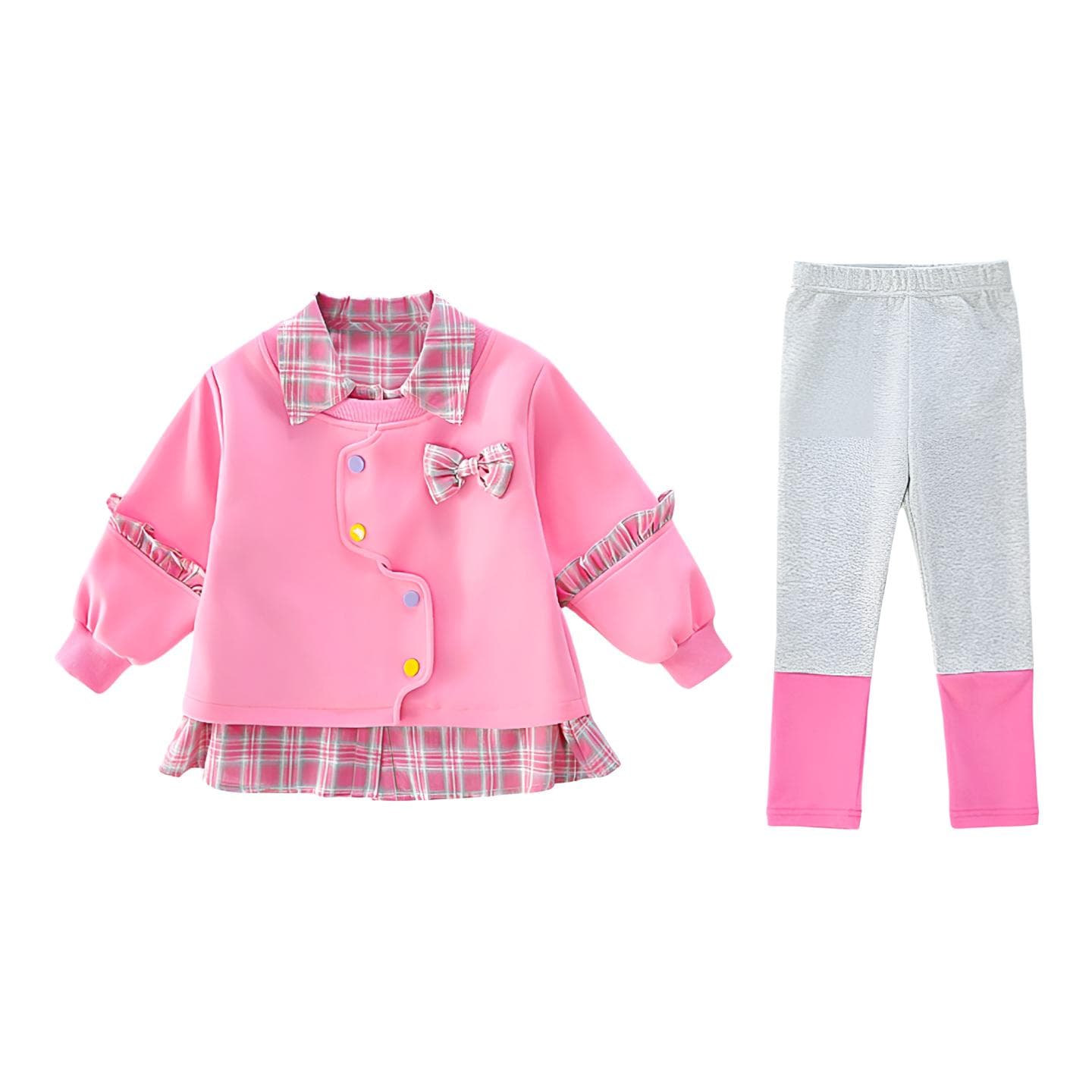 ATONGMU Розовый Kids Повседневные спортивные костюмы Наборы - изображение 1