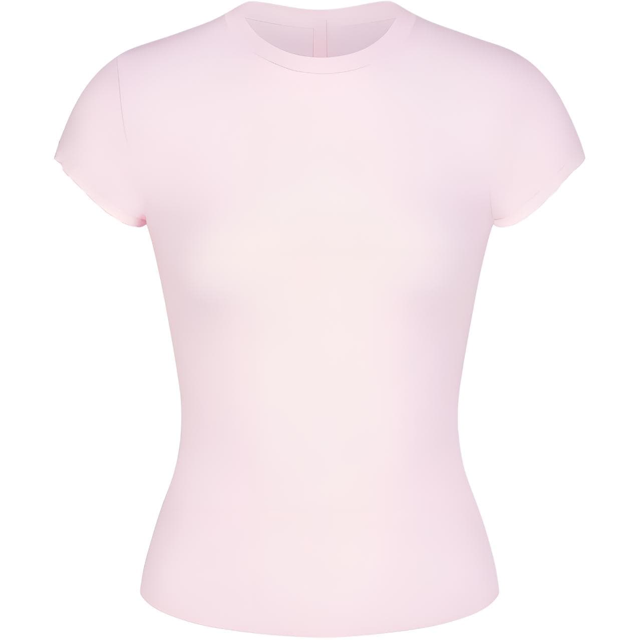 Футболка SKIMS SOFT LOUNGE LACE T-SHIRT T CHERRY BLOSSOM - изображение 1
