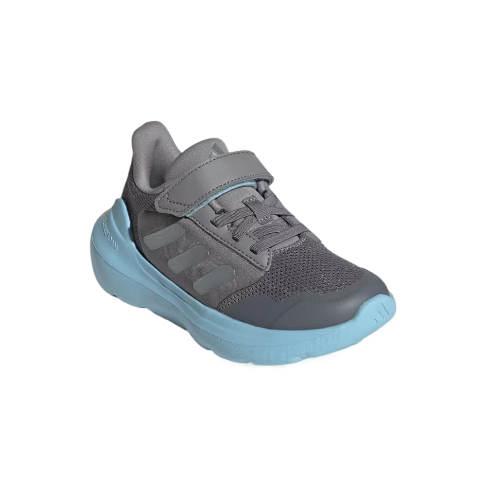 Кроссовки Adidas TENSAUR RUN 2,0 Детские беговые кроссовки Низкий Топ Серый THREE Железный Металлик Ледяной синий Kids - изображение 3