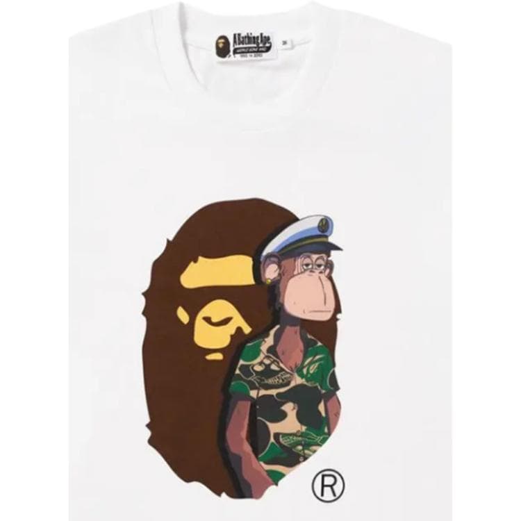 Футболка A BATHING APE x Bored Ape FW23 logoT - изображение 4