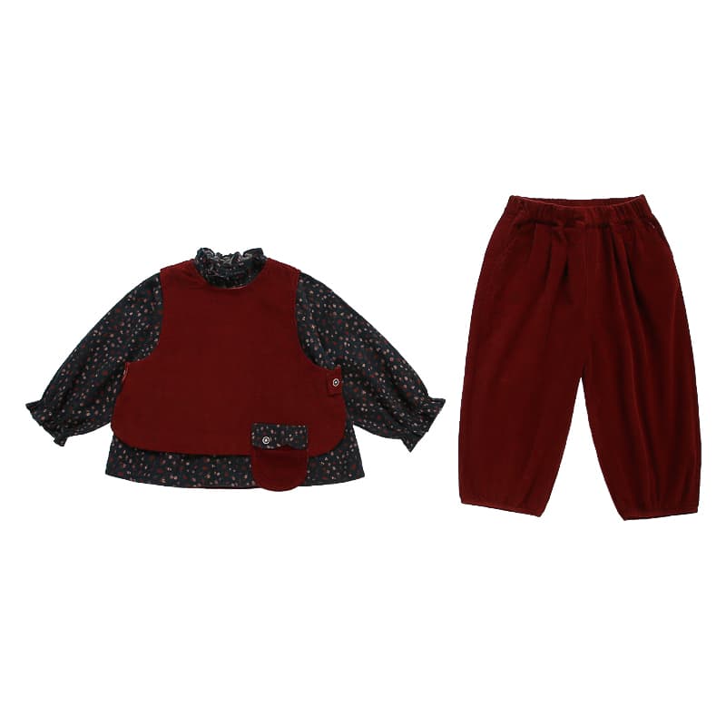 ATONGMU Красный Kids Повседневные спортивные костюмы Наборы - изображение 1