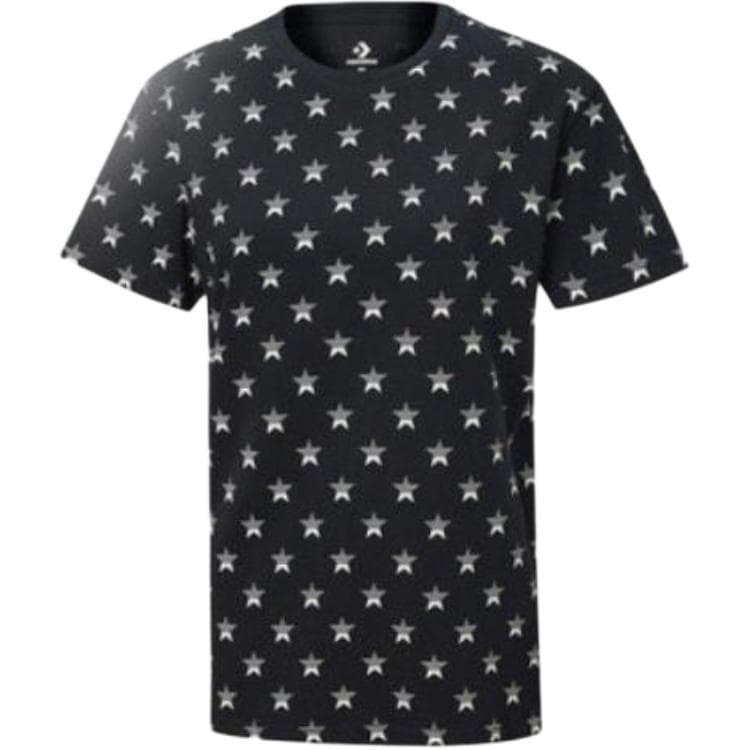 Футболка Converse Star Print T-shirt Womens Black - изображение 1
