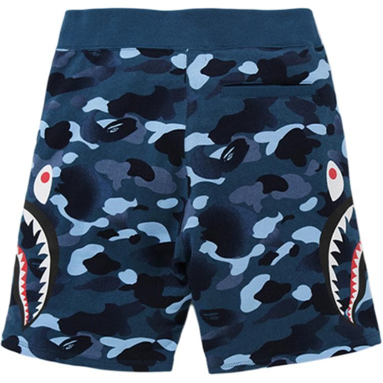 Шорты A BATHING APE Double Knit Side Shark Shorts Black - изображение 1