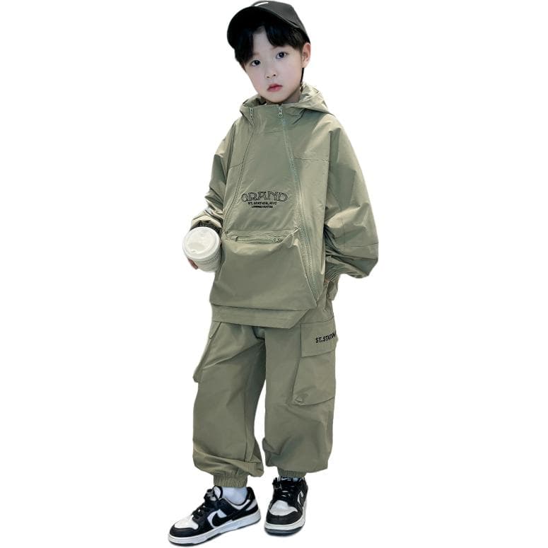 BOBBY ABLEY Армейский зеленый Kids Повседневные спортивные костюмы Наборы - изображение 1
