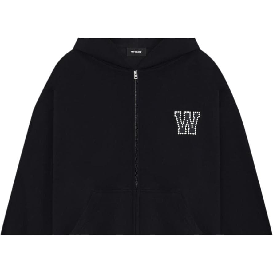 Худи WE11DONE FW24 Толстовка женская черная - изображение 3