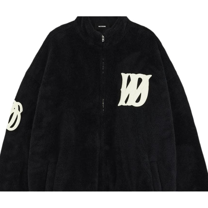 WE11DONE FW24 Вельветовое пальто женское черное - изображение 3
