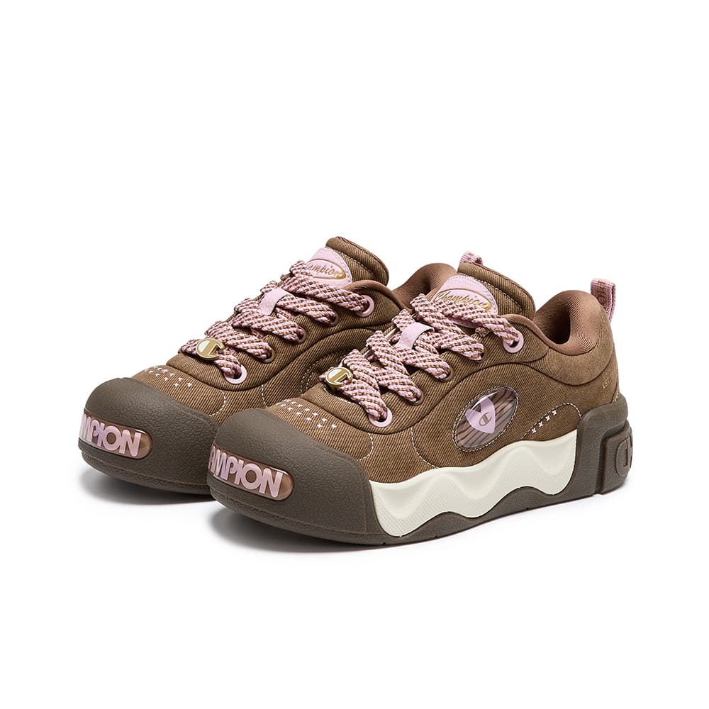 Кроссовки Champion Skate Shoes Low Top Карамельный Коричневый Бегония Розовый Женские - изображение 3