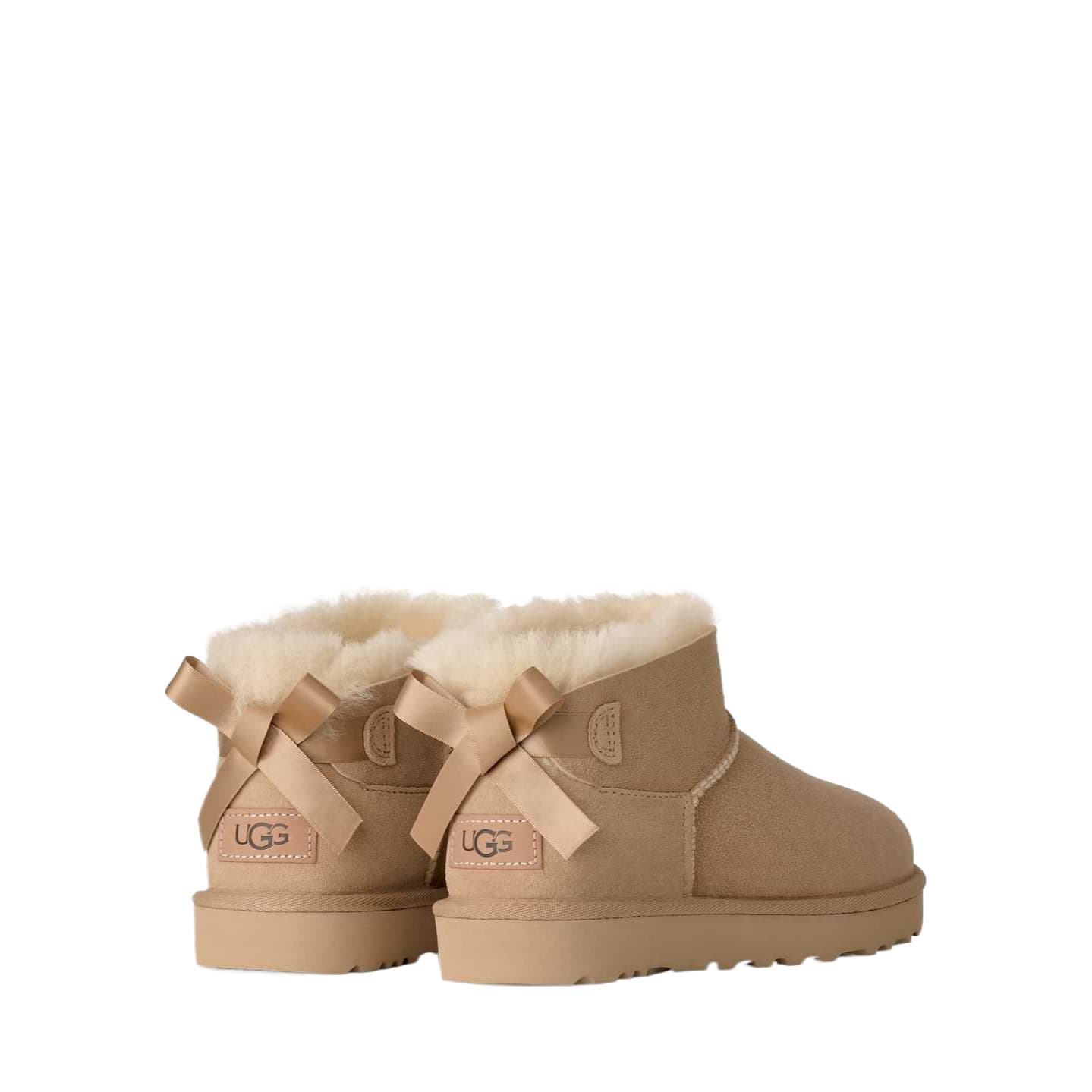 Ботинки зимние ugg CLASSIC ULTRA MINI Сноубутсы Песок Женские - изображение 4