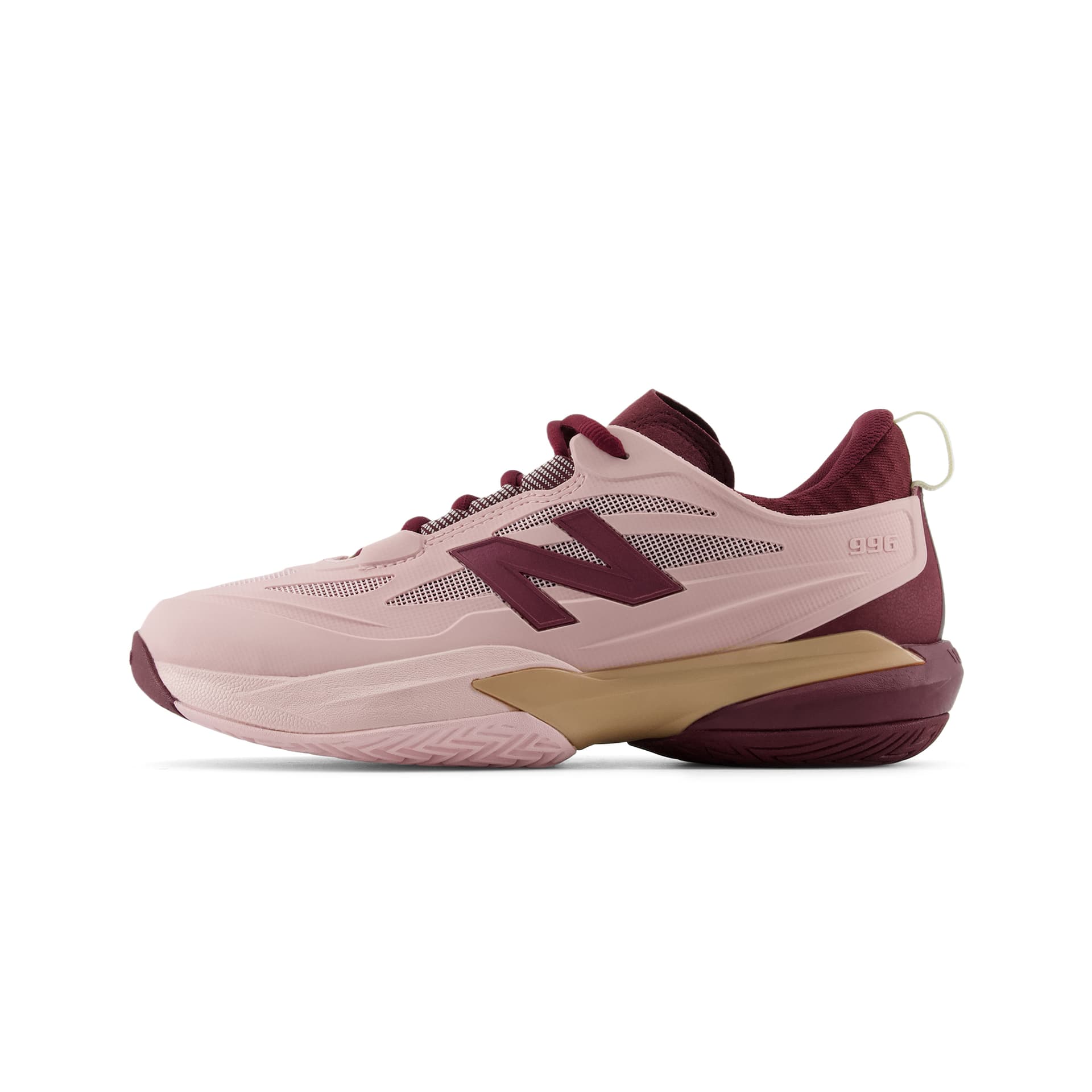 Кроссовки для тенниса New Balance NB FuelCell 996v7 Кроссовки для тенниса Низкий Топ Серый Розовый Фуксия Женские - изображение 1