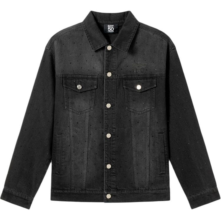 Джинсовая куртка BOY LONDON Черный Унисекс Джинсовые куртки - изображение 1