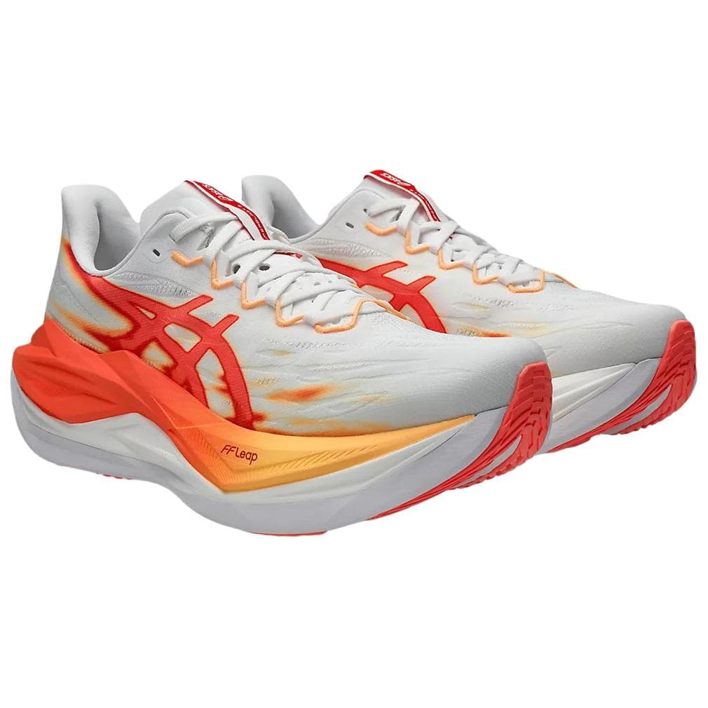 Кроссовки для бега asics SUPERBLAST 3 Беговые кроссовки Low Топ Белый оранжевый Унисекс - изображение 4