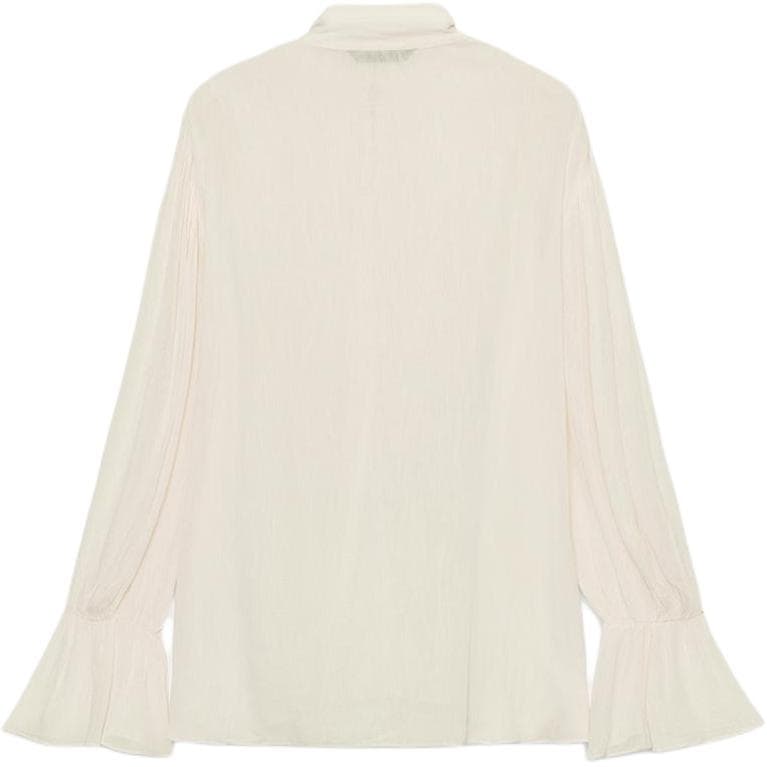 Блузка zara ZW Белый Женские Рубашки - изображение 2