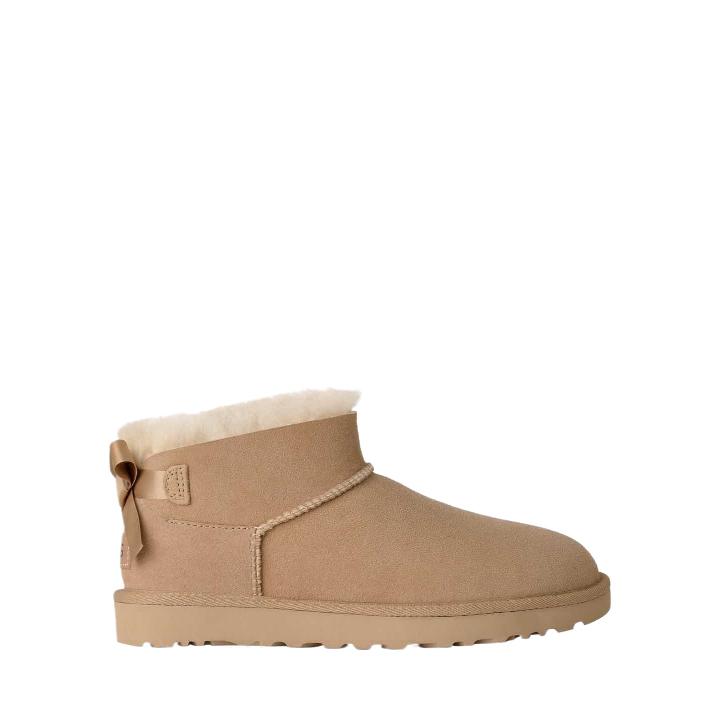 Ботинки зимние ugg CLASSIC ULTRA MINI Сноубутсы Песок Женские - изображение 2