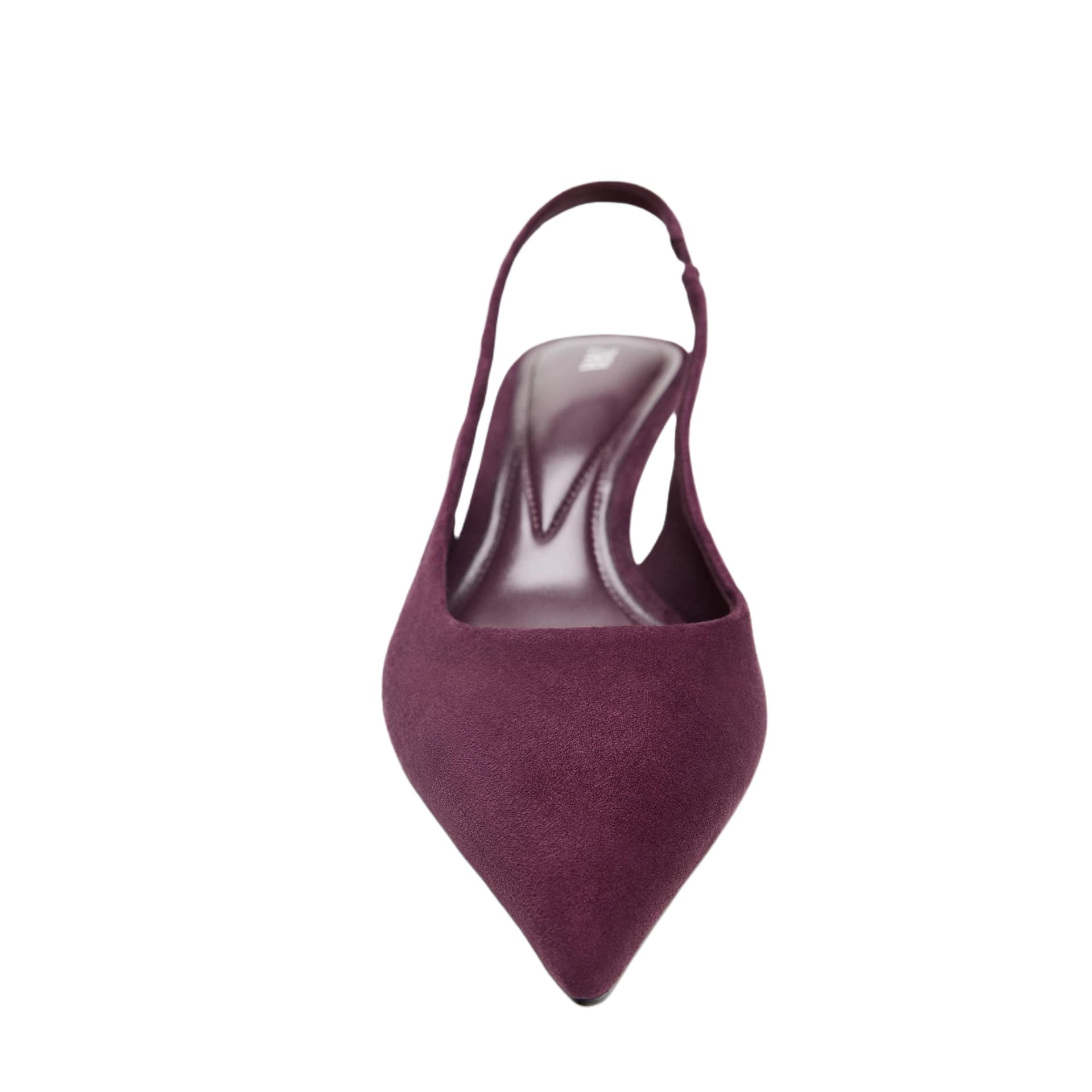 Туфли zara Высокие каблуки Low Топ Фиолетовый Женские - изображение 4