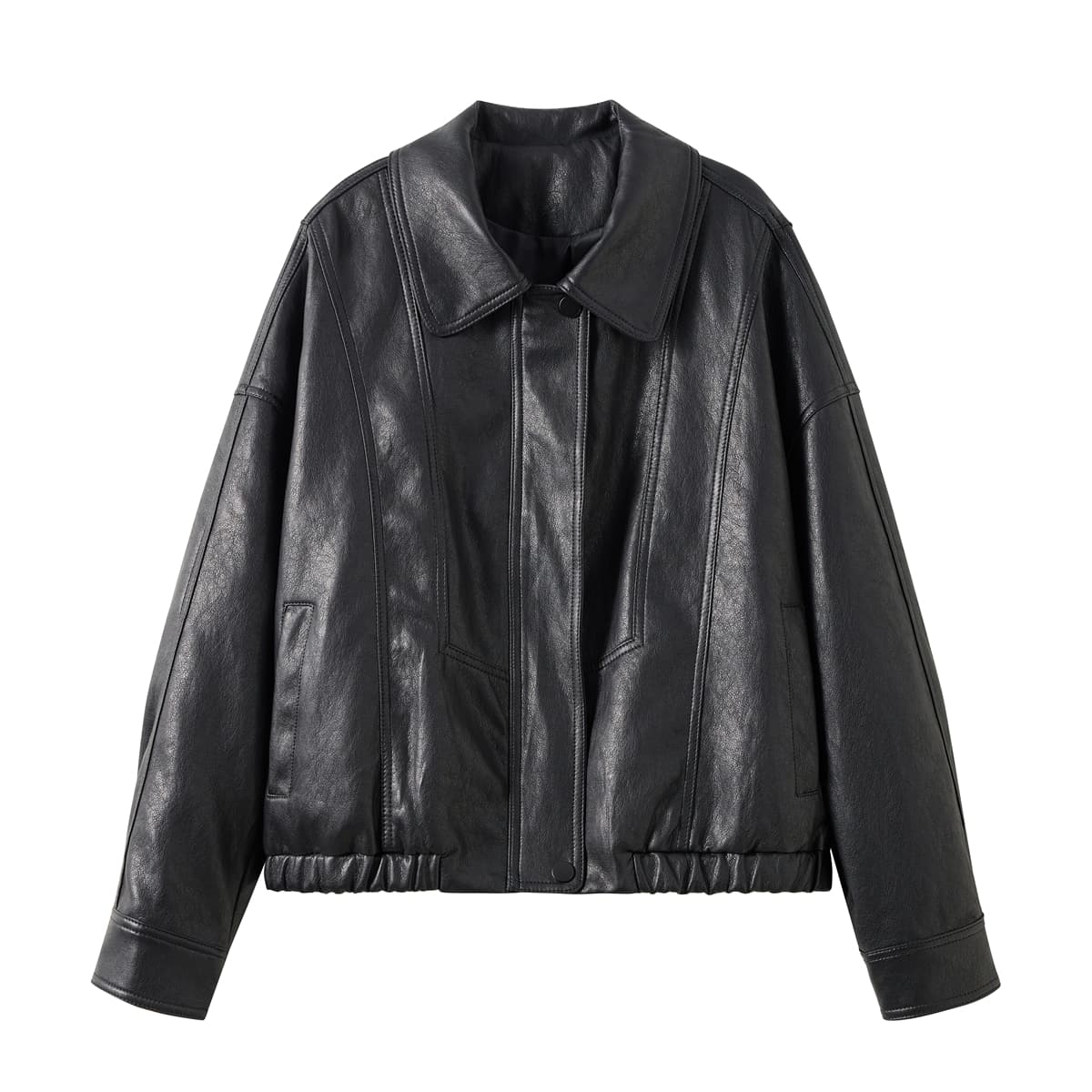 PIERRE CARDIN Черный Женские Кожаные куртки - изображение 1