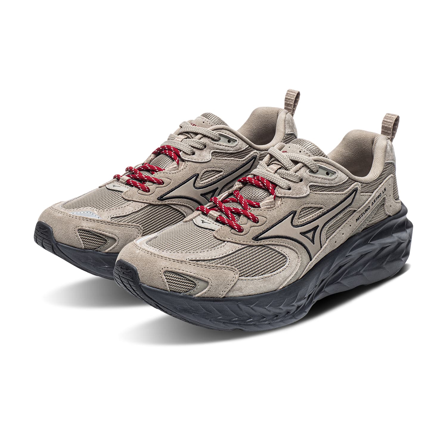 Кроссовки для бега Mizuno ASTRO LS Беговые кроссовки Low Топ Масло Грязевой серый Унисекс - изображение 5